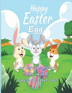 Bertrand.pt - Happy Easter Egg Coloring Book For Kids Ages 4 And Up