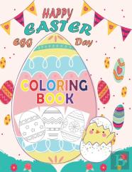 Happy Easter Egg Day Coloring Book