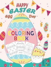 Happy Easter Egg Day Coloring Book