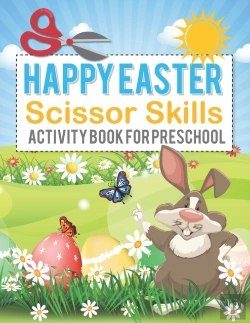 Bertrand.pt - Happy Easter Scissor Skills Activity Book For Preschool
