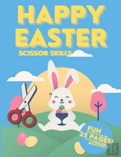 Bertrand.pt - Happy Easter Scissor Skills Book For Kids | 25 Pages | Fun And Activity
