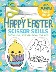 Happy Easter Scissor Skills Preschool Activity Book For Kids