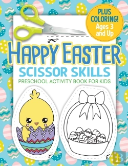 Bertrand.pt - Happy Easter Scissor Skills Preschool Activity Book For Kids
