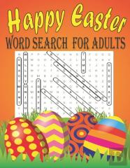 Happy Easter Word Search For Adults