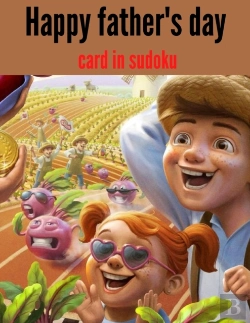 Bertrand.pt - Happy Father'S Day Card In Sudoku