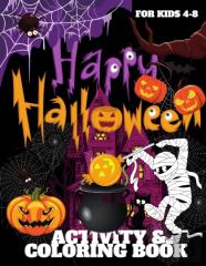 Happy Halloween Activity & Coloring Book