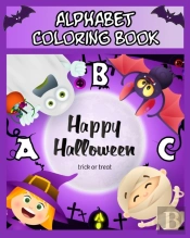 Happy Halloween Alphabet Coloring Book Abc