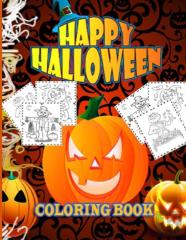 Happy Halloween Coloring Book