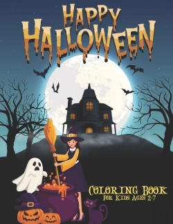 Bertrand.pt - Happy Halloween Coloring Book For Kids Ages 2-7