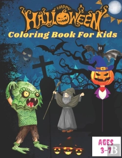 Bertrand.pt - Happy Halloween Coloring Book For Kids Ages 3-7