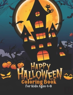Bertrand.pt - Happy Halloween Coloring Book For Kids Ages 4-8