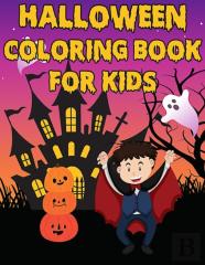 Happy Halloween Coloring Book For Kids From 3 To 8 Years - 30 Coloring Pages -- 8.50x11--
