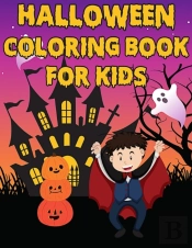 Happy Halloween Coloring Book For Kids From 3 To 8 Years - 30 Coloring Pages -- 8.50x11--