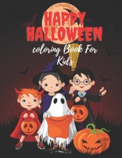 Happy Halloween Coloring Book For Kids