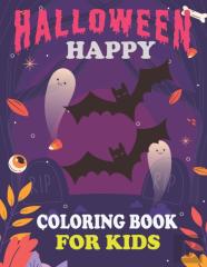Happy Halloween Coloring Book For Kids