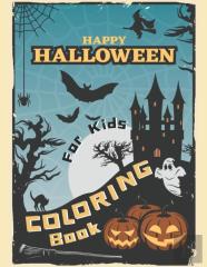 Happy Halloween Coloring Book For Kids
