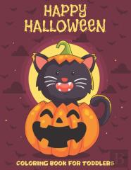 Happy Halloween Coloring Book For Toddlers