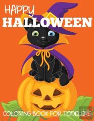 Happy Halloween Coloring Book For Toddlers