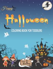 Happy Halloween Coloring Book For Toddlers