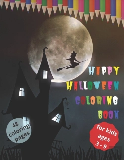 Bertrand.pt - Happy Halloween Coloring Book (Halloween Book For Kids; 48 Coloring Pages)