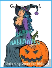 Happy Halloween Coloring Book