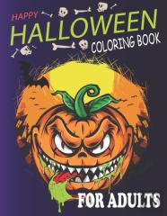 Happy Halloween Coloring Bookfor Adults