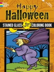 Happy Halloween Stained Glass Jr. Coloring Book