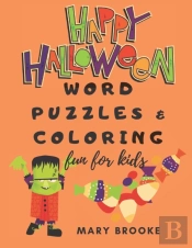 Happy Halloween Word Puzzles And Coloring Fun For Kids