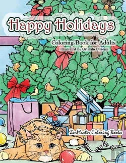Bertrand.pt - Happy Holidays Coloring Book For Adults: