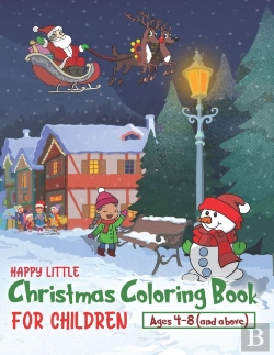 Bertrand.pt - Happy Little Christmas Coloring Book For Children Aged 4-8