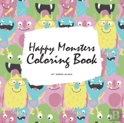 Bertrand.pt - Happy Monsters Coloring Book For Children (8.5x8.5 Coloring Book / Activity Book)