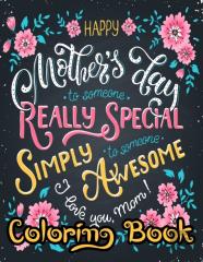 Happy Mother'S Day Coloring Book