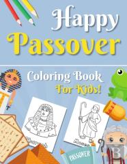Happy Passover Coloring Book For Kids