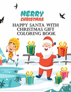 Bertrand.pt - Happy Santa With Christmas Gift Coloring Book