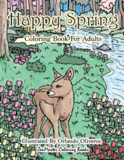Bertrand.pt - Happy Spring Coloring Book For Adults: A