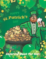 Happy St Patrick'S Day Coloring Book For Kids