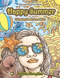 Bertrand.pt - Happy Summer Coloring Book For Adults: A