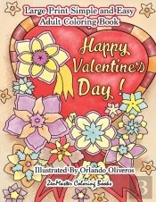 Happy Valentine'S Day Large Print Simple