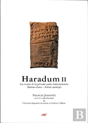 Haradum Ii ; Les Textes De La Période Paléo-Babylonienne
