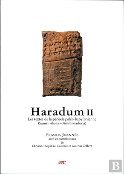 Bertrand.pt - Haradum Ii ; Les Textes De La Période Paléo-Babylonienne