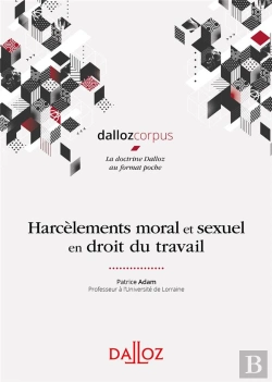Bertrand.pt - Harcelement Moral Et Sexuel En Droit Du Travail