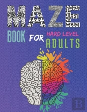 Hard Level Maze Book For Adults