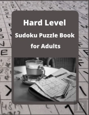 Hard Level Sudoku Puzzle Book For Adults