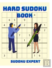 Hard Sudoku Book - Great Sudoku Puzzles Book For Adults