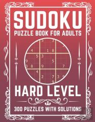 Hard Sudoku Puzzle Book For Adults
