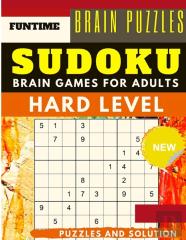 Hard Sudoku Puzzle Book For Adults