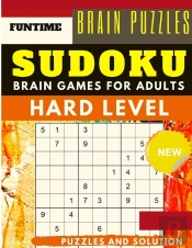 Hard Sudoku Puzzle Book For Adults