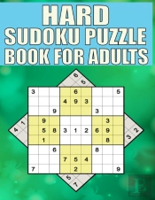 Hard Sudoku Puzzle Book For Adults