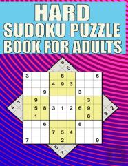 Hard Sudoku Puzzle Book For Adults