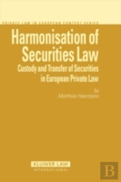 Harmonisation Of Securities Law